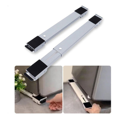 Soporte Ajustable con Ruedas para Lavadora o Nevera (x2 Unidades)